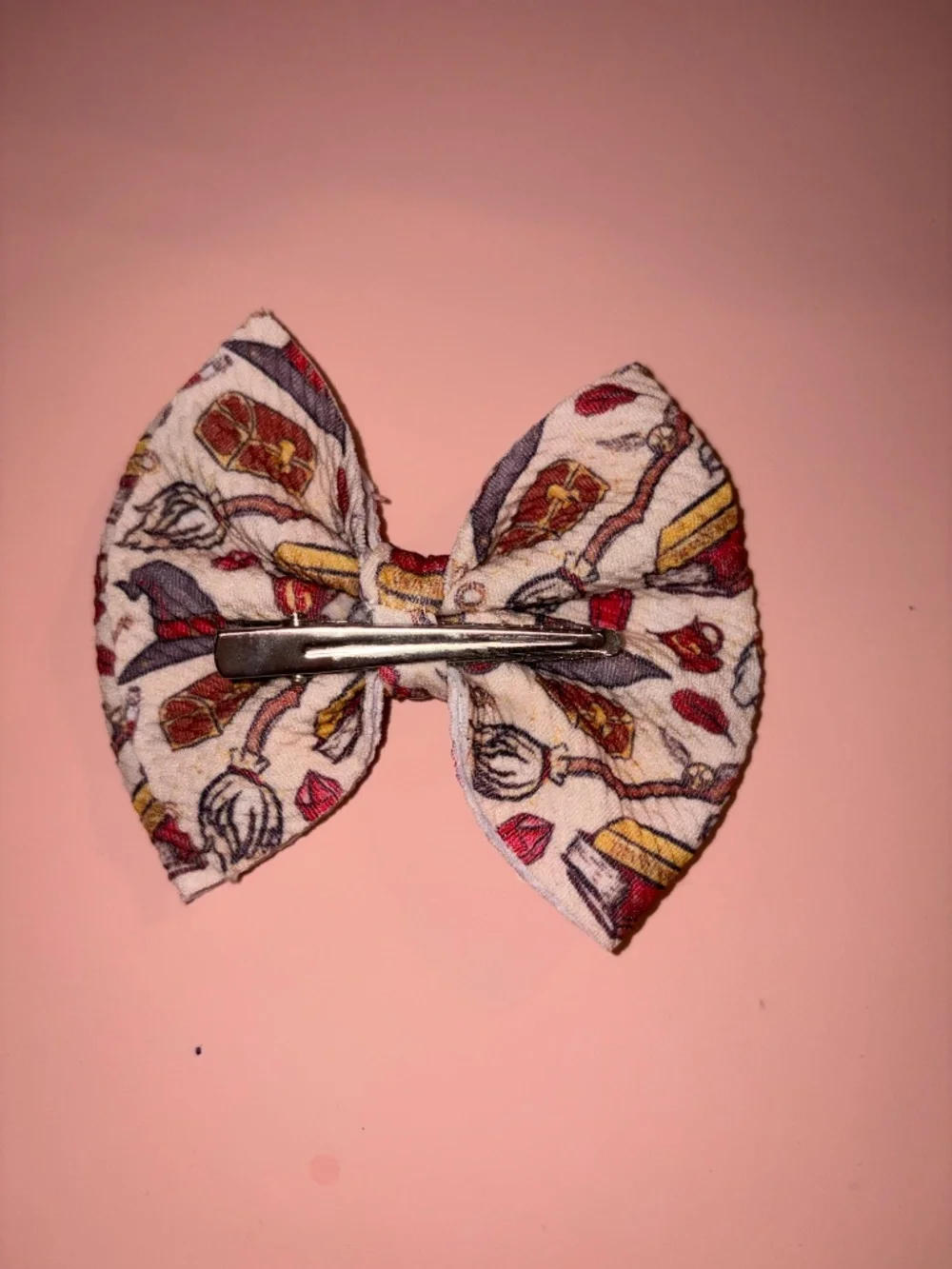 Handmade Harry Potter Bow with Alligator Clip
